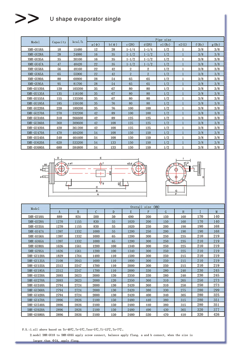 U-tube evaporator